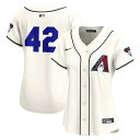 【公式グッズ】MLB ダイヤモンドバックス ジャッキー・ロビンソン ジャッキー・ロビンソンデー ユニフォーム Nike ナイキ レディース クリーム (2025...