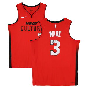 エントリーでポイント 5倍【公式シリアル番号付き】NBA ヒート ドウェイン・ウェイド 直筆サイン ユニフォーム Fanatics(ファナティクス) (AUT BK JERSEY 45665)