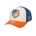 エントリーでポイント 5倍【公式グッズ】MLS FCシンシナティ アジャスタブルキャップ Mitchell & Ness(ミッチェル&ネス) メンズ クリーム (MNC S25 Men's Brushed Off Snap)(4)