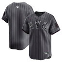 【公式グッズ】MLB メッツ シティコネクト リミテッド ユニフォーム Nike/ナイキ メンズ グレイ (SP25 Nike Mens Limited Car...