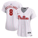 【公式グッズ】MLB フィリーズ ニック・カステヤノス ホーム リミテッド ユニフォーム Nike/ナイキ レディース ホワイト (2025 Nike Wome...