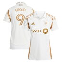 【公式グッズ】MLS LAFC オリヴィエ・ジルー セカンダリー ユニフォーム (レプリカ) Adidas/アディダス レディース ホワイト (2025 Women's MLS Replica Player Jersey)(4)