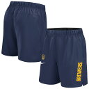 【公式グッズ】MLB ブルワーズ トレーニングショーツ Nike ナイキ メンズ ネイビー (Men's Nike Woven Victory Short)