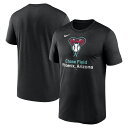 エントリーでポイント 5倍【公式グッズ】MLB ダイヤモンドバックス Tシャツ Nike ナイキ メンズ ブラック (Men's Nike MLB Stadium Legend Tee)(4)