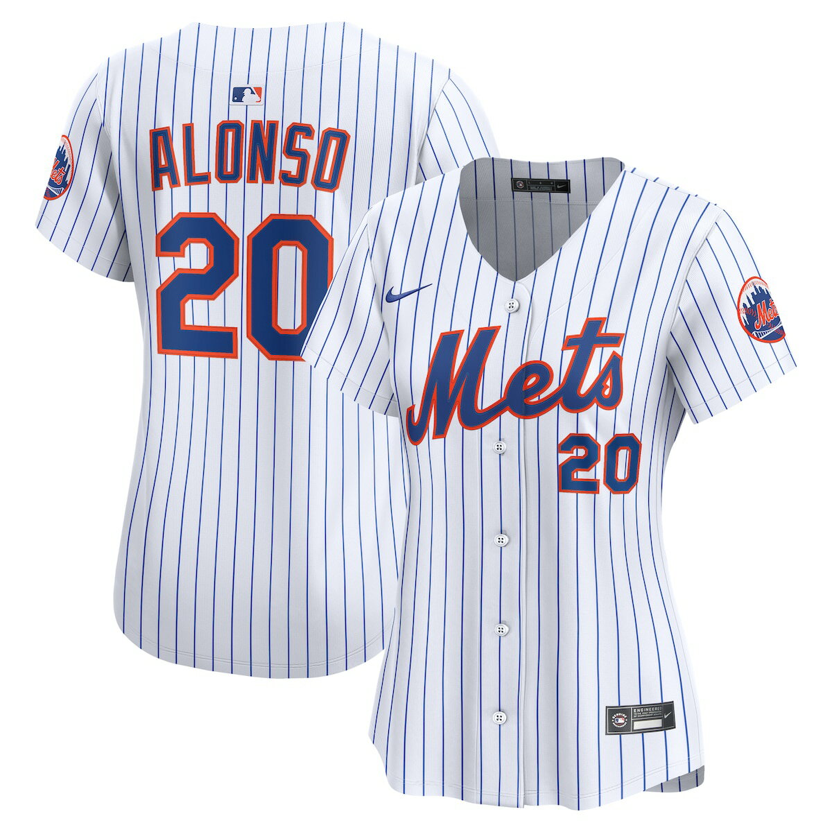 【エントリーでポイント5倍】【公式グッズ】MLB メッツ ピート・アロンソ ホーム リミテッド ユニフォーム Nike ナイキ レディース ホワイト (2025 Nike Women's Ltd Players Jerseys - FTF NTP Master Style)