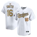 【公式グッズ】MLB ドジャース ウィル・スミス ゴールドコレクション ユニフォーム Nike ナイキ メンズ ホワイト (Nike Men's Limited...