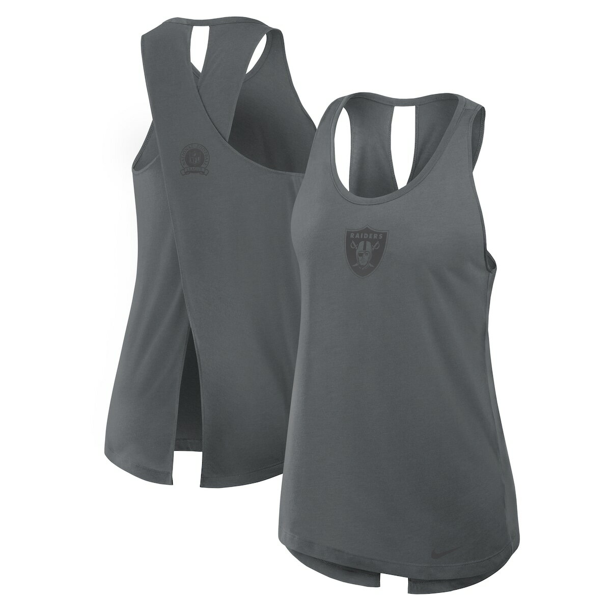 【公式グッズ】NFL レイダース タンクトップ Nike/ナイキ レディース グレイ (NFL Womens Dri Fit Established Tank)