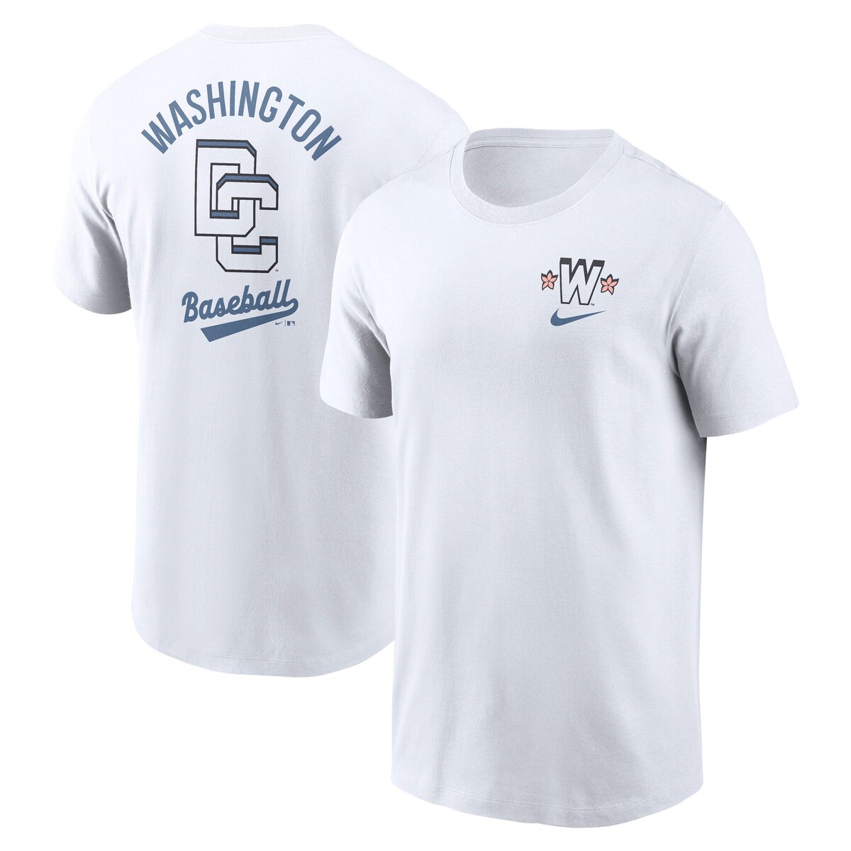 【公式グッズ】MLB ナショナルズ シティコネクト Tシャツ Nike/ナイキ メンズ ホワイト (Men's Nike MLB City Connect 2 Hit Cotton Tee)