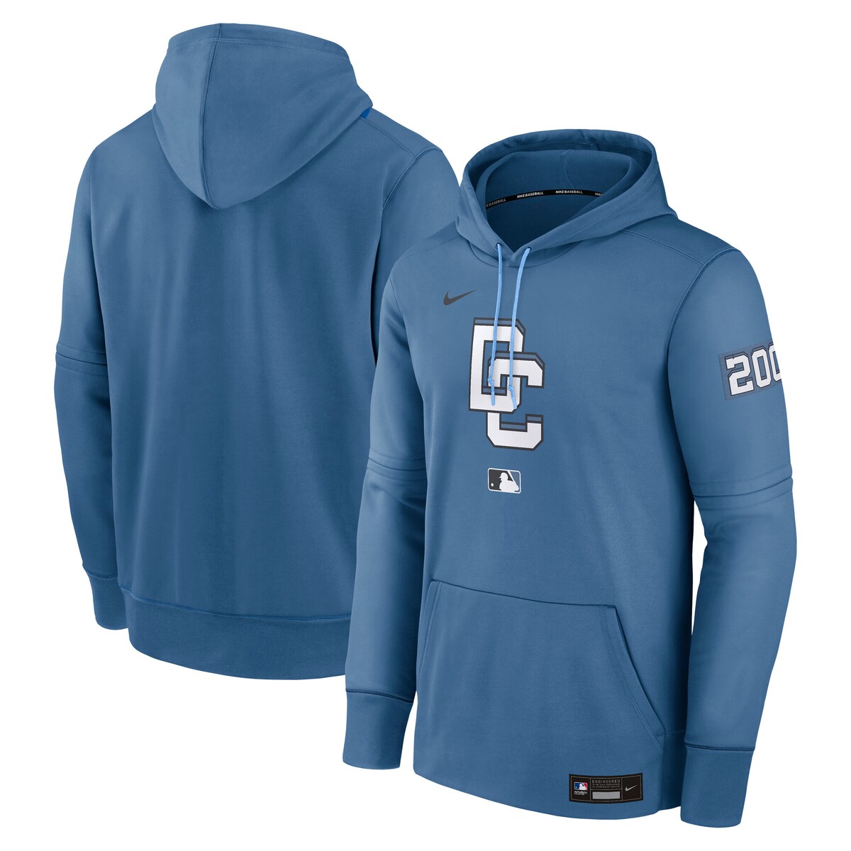 【公式グッズ】MLB ナショナルズ プルオーバー パーカー Nike/ナイキ メンズ ブルー (Men's Nike AC City Connect TF Hoodie PO)
