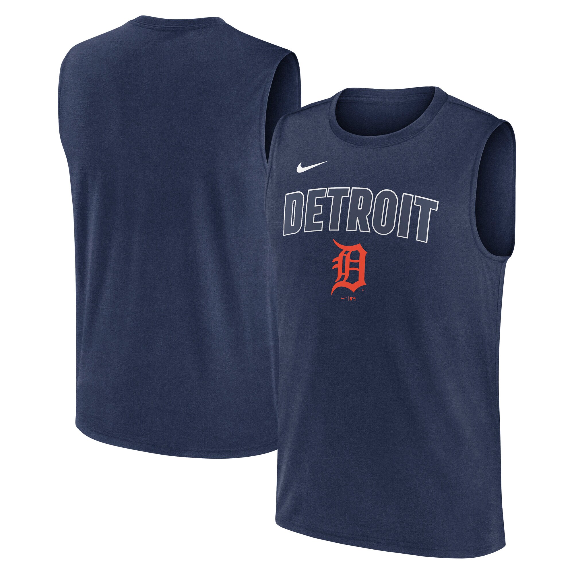 【公式グッズ】MLB タイガース タンクトップ Nike/ナイキ メンズ ネイビー (Men's Nike MLB Knockout Muscle Tank)