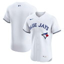 【公式グッズ】MLB ブルージェイズ ホーム エリート ユニフォーム Nike ナイキ メンズ ホワイト (Blank Nike Elite Jersey - ...