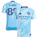 【公式グッズ】MLS ニューヨーク・シティFC マラカイ・ジョーンズ レプリカ ユニフォーム Adidas/アディダス メンズ ライトブルー (2025 Men's MLS Replica Player Jersey)(4)