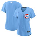 【公式グッズ】MLB カブス ユニフォーム Nike/ナイキ レディース ライトブルー (Nike Replica Jersey 2.0 - Blank)