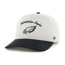 【公式グッズ】NFL イーグルス アジャスタブル キャップ '47 /フォーティーセブン メンズ クリーム (NFL Safe Bet Stable Unstructured Hitch)