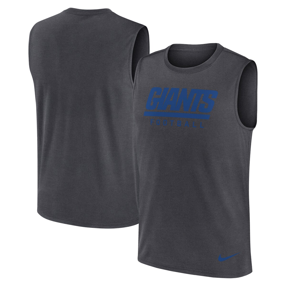 【公式グッズ】NFL ジャイアンツ タンクトップ Nike/ナイキ メンズ グレイ (25 Men's Nike Primetime Legend Dri-Fit Muscle Tank)