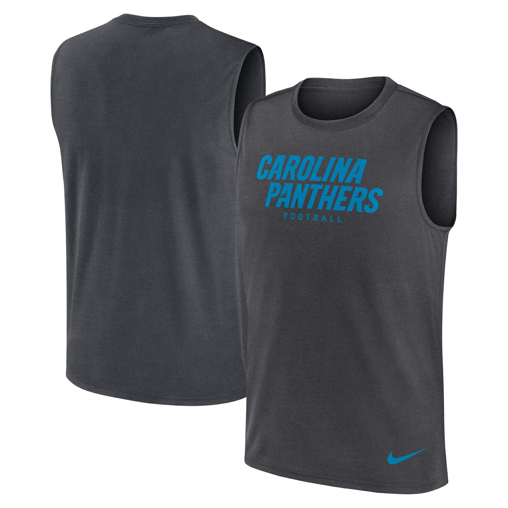 【公式グッズ】NFL パンサーズ タンクトップ Nike/ナイキ メンズ グレイ (25 Men's Nike Primetime Legend Dri-Fit Muscle Tank)