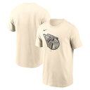 【公式グッズ】MLB インディアンス Tシャツ Nike/ナイキ メンズ クリーム (Men's Nike Camo Team Front Cotton Tee)