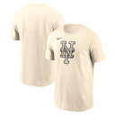【公式グッズ】MLB メッツ Tシャツ Nike/ナイキ メンズ クリーム (Men's Nike Camo Team Front Cotton Tee)