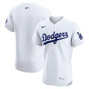 【公式グッズ】MLB ドジャース ホーム エリート ユニフォーム Nike ナイキ メンズ ホワイト (Blank Nike Elite Jersey - Te...