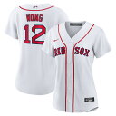 エントリーでポイント 5倍【公式グッズ】MLB レッドソックス コナー・ウォン ユニフォーム Nike ナイキ レディース ホワイト (Women's Nike 1.0 Replica Player Jersey)(4)