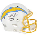 【公式シリアル番号付き】NFL チャージャーズ ジャスティン・ハーバート 直筆サイン入り ヘルメット Fanatics(ファナティクス) (AUT PRO HE...