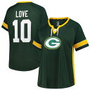【公式グッズ】NFL パッカーズ ジョーダン・ラブ Tシャツ Fanatics(ファナティクス) レディース グリーン (Women's Plus Size N...