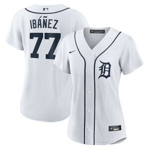 【公式グッズ】MLB タイガース アンディ・イバニェス ユニフォーム Nike ナイキ レディース ホワイト (Women's Nike 1.0 Replica Player Jersey)