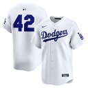 【公式グッズ】MLB ドジャース ジャッキー・ロビンソン ユニフォーム Nike ナイキ メンズ ホワイト (2025 JR DAY Men's Limited...