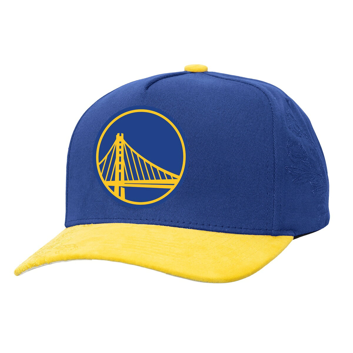 Add some color to your Golden State Warriors game-day look with this May Flowers Adjustable Hat from Mitchell & Ness. This hat features a unique embroidered floral design on the front right visor, left side and rear panels, adding a touch of springtime flair to your game-day look. With an embroidered Golden State Warriors logo prominently displayed on the front panel, this hat lets you rep your team with style.Material: 100% Cotton - Crown; 100% Polyester - VisorMid and rear panels with eyeletsSnap ClosureEmbroidered team logo with raised detail at front panelStructured fitBrand: Mitchell & NessPro Crown caps are the essential streetwear accessory you can't pass up onSlightly Curved BillFive panel construction with pinched crownEmbroidered floral design at front right visor, left side and rear panelsImportedOne size fits mostOfficially licensedGray undervisorDry clean onlyMid Crown