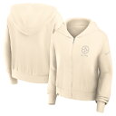 【公式グッズ】NFL スティーラーズ トレーナー Nike ナイキ レディース クリーム (25 Women's Nike Glory Dri-Fit FZ H...