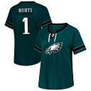 【公式グッズ】NFL イーグルス ジャレン・ハーツ Tシャツ Fanatics(ファナティクス) レディース グリーン (Women's Plus Size N...