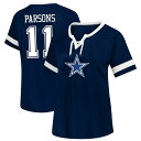 【公式グッズ】NFL カウボーイズ マイカ・パーソンズ Tシャツ Fanatics(ファナティクス) レディース ネイビー (Women's Plus Size...