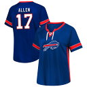【公式グッズ】NFL ビルズ ジョシュ・アレン Tシャツ Fanatics(ファナティクス) レディース ロイヤル (Women's Plus Size N&N...