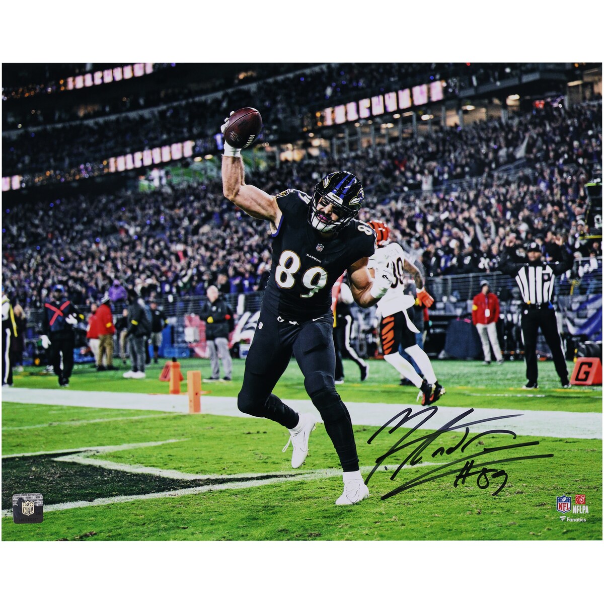 【公式シリアル番号付】NFL レイブンズ マーク・アンドリュース 直筆サイン入り フォト （16x20） Fanatics Authentic/ファナティクスオーセンティック (AUT 16x20 PHOTO 45379)