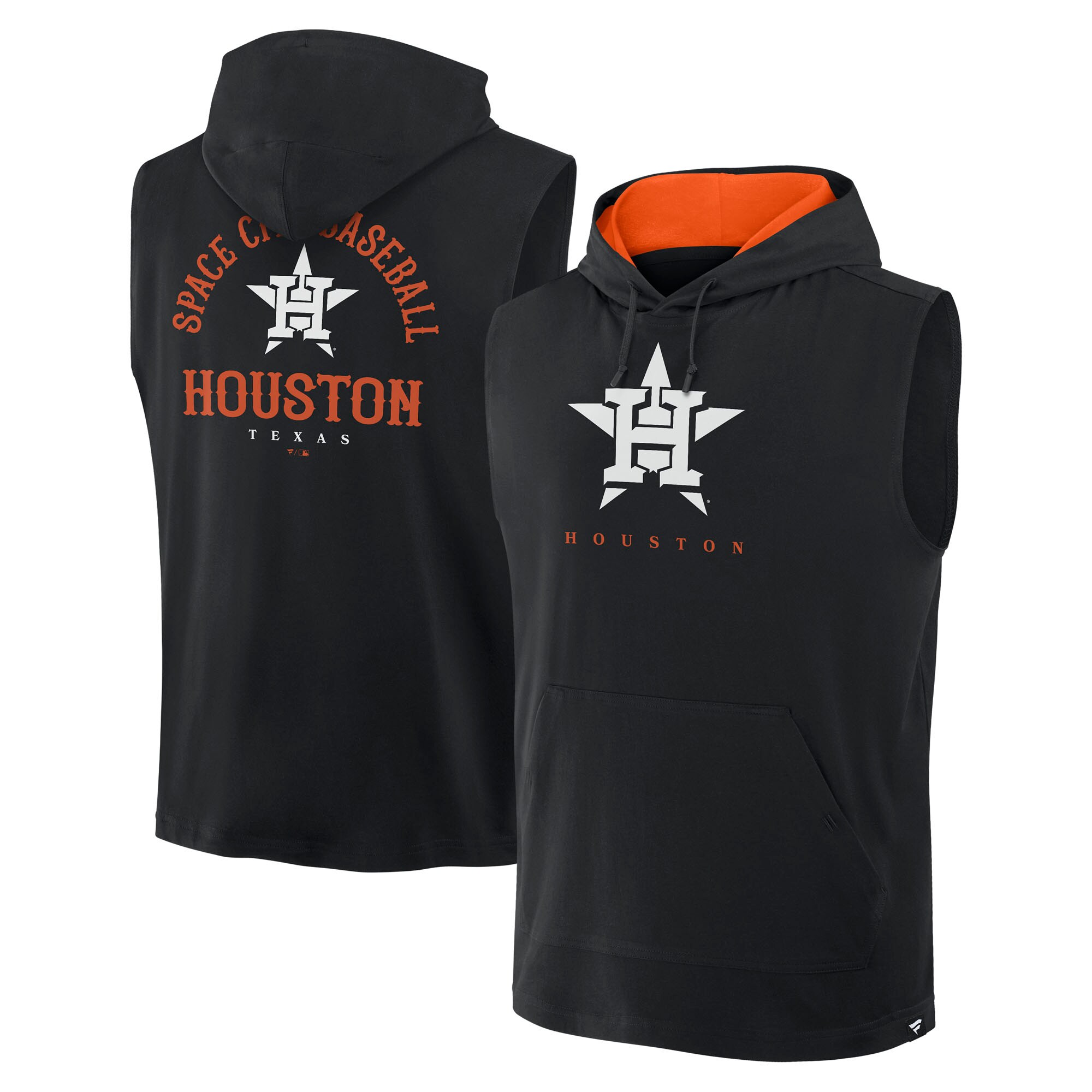 【公式グッズ】MLB アストロズ タンクトップ Fanatics/ファナティクス メンズ ブラック (FANATICS LIGHTWEIGHT SLEEVELESS POH)