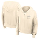 【公式グッズ】NFL ビルズ トレーナー Nike ナイキ レディース クリーム (25 Women's Nike Glory Dri-Fit FZ Hood)