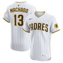 【公式グッズ】MLB パドレス マニー・マチャド ユニフォーム Nike ナイキ メンズ ホワイト (Player Nike Elite Jersey)