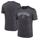 【公式グッズ】NFL カウボーイズ Tシャツ Nike/ナイキ メンズ チャコール (25 Men's Nike Primetime Dri-Fit Velocity SST - R)(4)