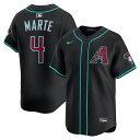 【公式グッズ】MLB ダイヤモンドバックス ケテル・マルテ ユニフォーム Nike ナイキ メンズ ブラック (2025 Nike Mens Limited P...