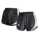 【公式グッズ】NFL 49ers ハーフパンツ Nike ナイキ レディース アンスラサイト (25 Women's Nike Primetime Dri-Fit Tempo Shorts)