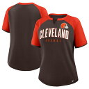 【公式グッズ】NFL ブラウンズ Tシャツ Fanatics/ファナティクス レディース ブラウン (NFL Womens Height Advantage F...