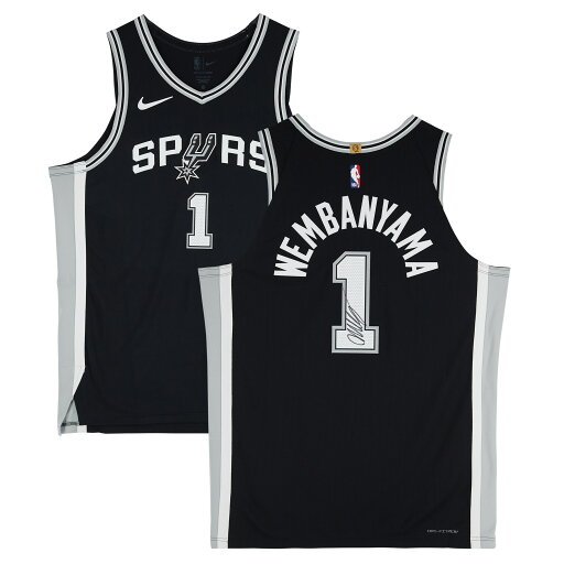 【公式シリアル番号付】NBA スパーズ ビクター・ウェンバンヤマ 直筆サイン入り ユニフォーム Fanatics Authentic/ファナティクスオーセンティック (AUT BK JERSEY 45379) 【公式シリアル番号付】NBA スパーズ ビクター・ウェンバンヤマ 直筆サイン入り ユニフォーム Fanatics Authentic/ファナティクスオーセンティック (AUT BK JERSEY 45379)