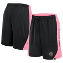 【公式グッズ】MLS インテルマイアミCF ハーフパンツ Fanatics(ファナティクス) メンズ ブラック (NUT S25 Men's Throw In Short)