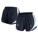 【公式グッズ】NFL カウボーイズ ハーフパンツ Nike ナイキ レディース ネイビー (25 Women's Nike Primetime Dri-Fit Tempo Shorts)