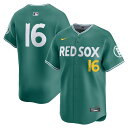 【公式グッズ】MLB レッドソックス ジャレン・デュラン ユニフォーム Nike ナイキ メンズ グリーン (2025 Nike Mens Limited City Connect Player Jersey)