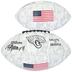 【公式シリアル番号付】NFL ジャガーズ ブライアン・トーマス・ジュニア 直筆サイン入り フットボール Fanatics Authentic/ファナティクスオーセンティック (AUT FOOTBALL 45735)