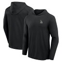 Men's Fanatics Black Los Angeles Dodgers Front Office Power Mono Long Sleeve Hoo...