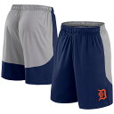 【公式グッズ】MLB タイガース ハーフパンツ Fanatics(ファナティクス) メンズ ネイビー (Fanatics Go Hard Poly Short)