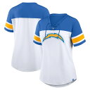 【公式グッズ】NFL チャージャーズ Tシャツ Fanatics(ファナティクス) レディース ホワイト (NFL Womens Athena Lace Up ...