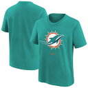 【公式グッズ】NFL ドルフィンズ Tシャツ Nike ナイキ キッズサイズ アクア (25 NFL Youth Primary Logo Legend SST)